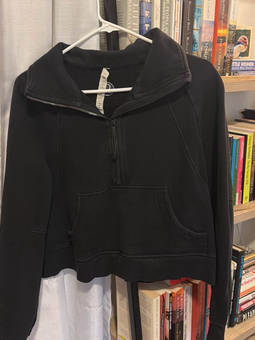 lululemon athletica Black Half-Zip Pullover Jacket